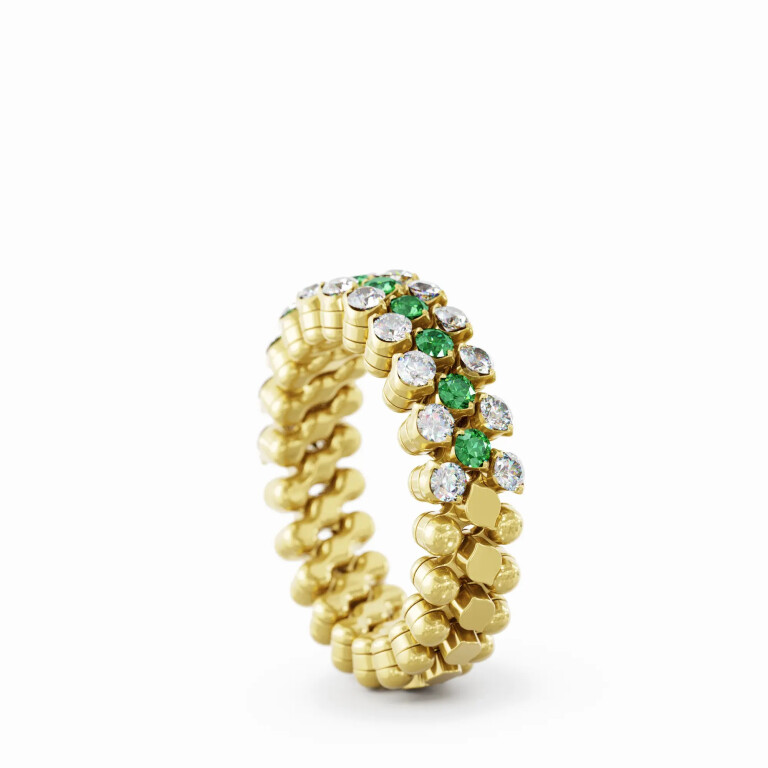 Serafino Consoli Brevetto Classic Ringen geelgoud met diamant - RMS3H2YGWDT - #3 Serafino Consoli Brevetto Classic Ringen geelgoud met diamant - RMS3H2YGWDT - #3