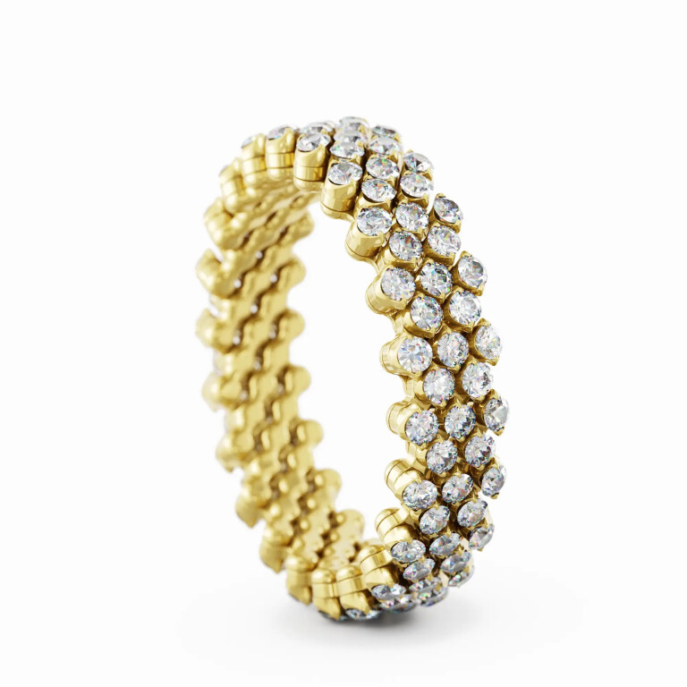 Serafino Consoli Brevetto Classic Ringen geelgoud met diamant - RMS5F2YGWD - #4 Serafino Consoli Brevetto Classic Ringen geelgoud met diamant - RMS5F2YGWD - #4