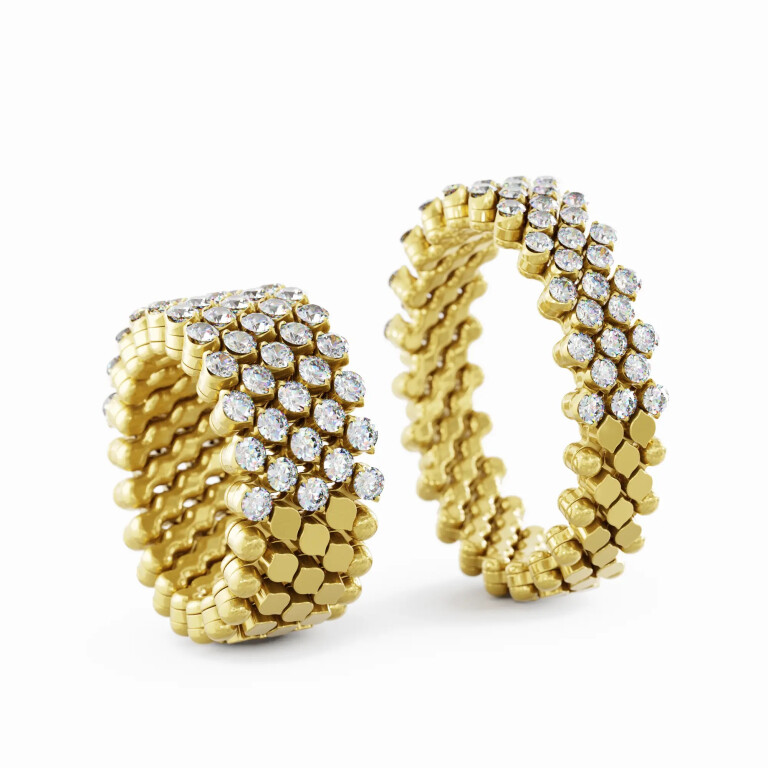 Serafino Consoli Brevetto Classic Ringen geelgoud met diamant - RMS5H2YGWD - #4 Serafino Consoli Brevetto Classic Ringen geelgoud met diamant - RMS5H2YGWD - #4