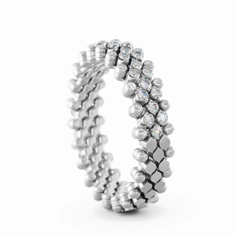 Serafino Consoli Brevetto Classic Ringen witgoud met diamant - RMS5HM4WGWD - #5 Serafino Consoli Brevetto Classic Ringen witgoud met diamant - RMS5HM4WGWD - #5