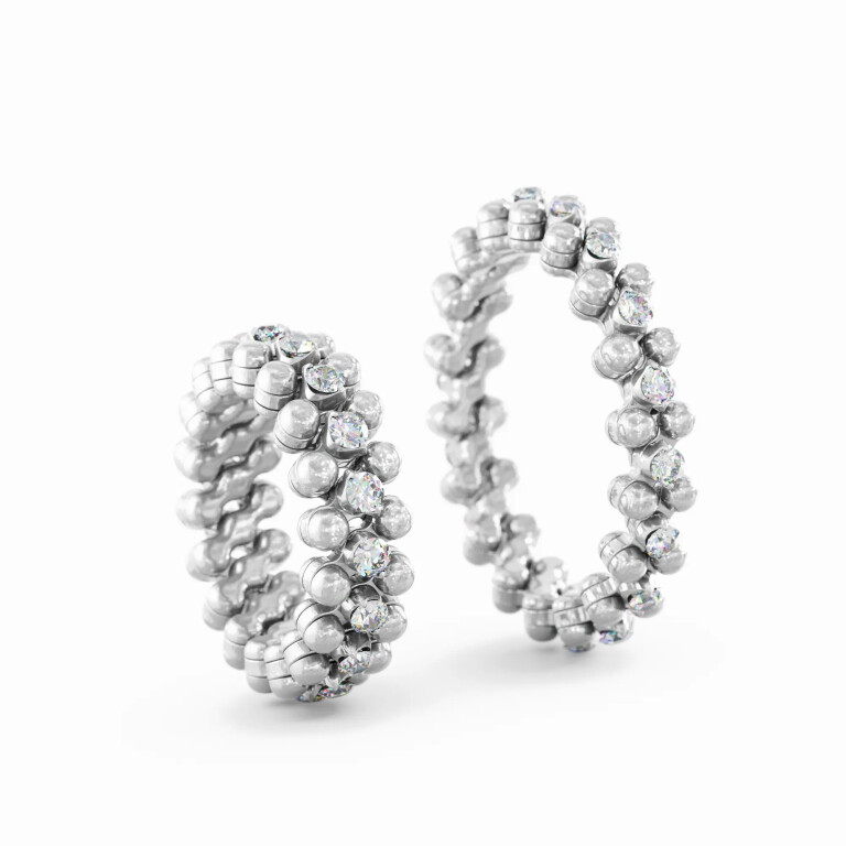 Serafino Consoli Brevetto Classic Ringen witgoud met diamant - RMS3M4WGWD - #4 Serafino Consoli Brevetto Classic Ringen witgoud met diamant - RMS3M4WGWD - #4