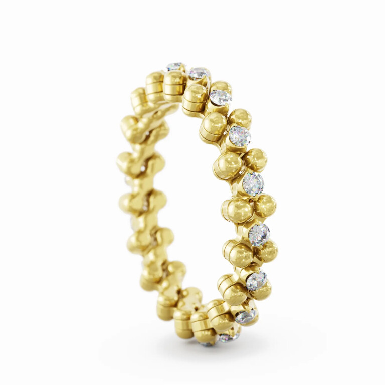 Serafino Consoli Brevetto Classic Ringen geelgoud met diamant - RMS3M4YGWD - #5 Serafino Consoli Brevetto Classic Ringen geelgoud met diamant - RMS3M4YGWD - #5