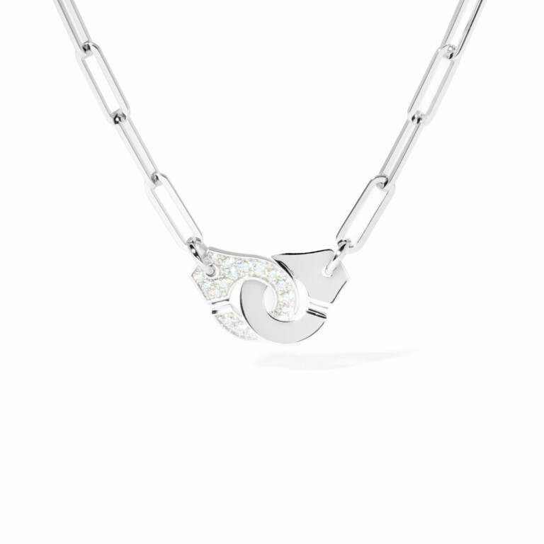 dinh van Menottes dinh van collier witgoud met diamant - 652212 - #3 dinh van Menottes dinh van collier witgoud met diamant - 652212 - #3