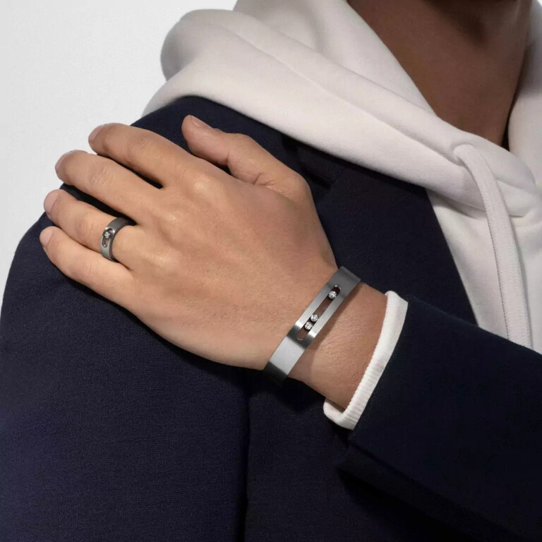 Messika Move Titanium armband titanium met diamant - 6549-TN - #2 Messika Move Titanium armband titanium met diamant - 6549-TN - #2