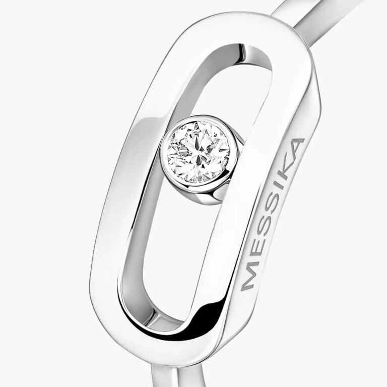 Messika Move Uno ring witgoud met diamant - 12390-WG - #4 Messika Move Uno ring witgoud met diamant - 12390-WG - #4