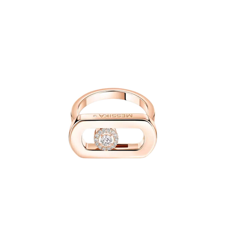Messika So Move ring roodgoud met diamant - 12936-PG - #2 Messika So Move ring roodgoud met diamant - 12936-PG - #2