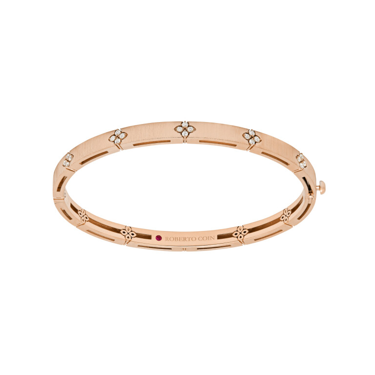 Roberto Coin Love in Verona armband roodgoud met diamant - ADR888BA2014 - #6 Roberto Coin Love in Verona armband roodgoud met diamant - ADR888BA2014 - #6