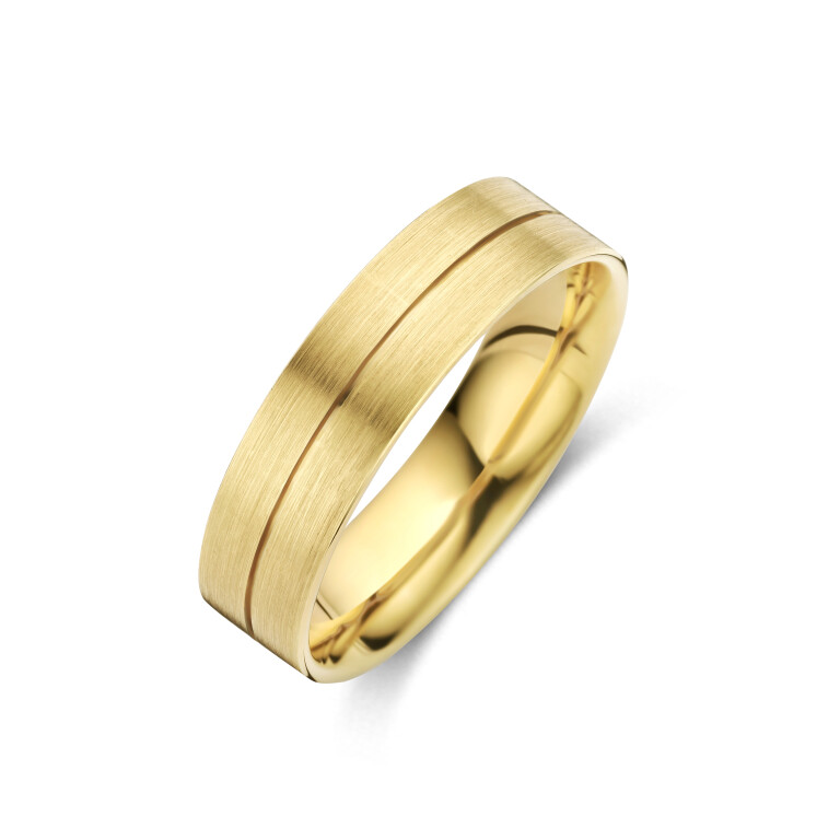 geelgoud trouwring Classic Love Collection - 31160 - #1 geelgoud trouwring Classic Love Collection - 31160 - #1