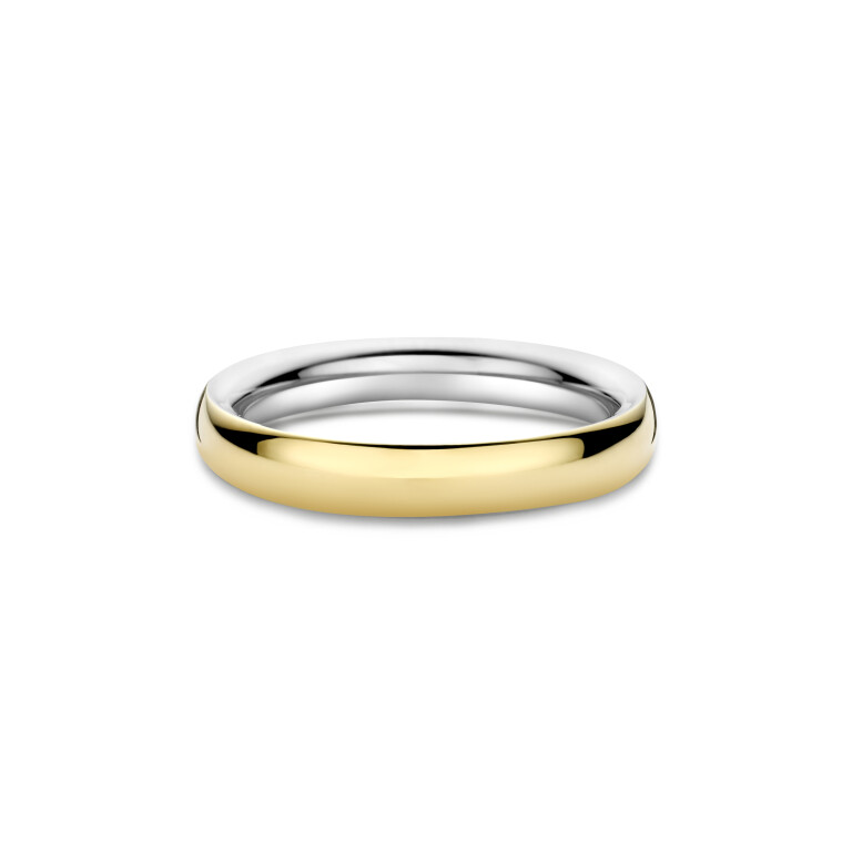 geel/wit goud trouwring Classic Love Collection - 32035 - #3 geel/wit goud trouwring Classic Love Collection - 32035 - #3