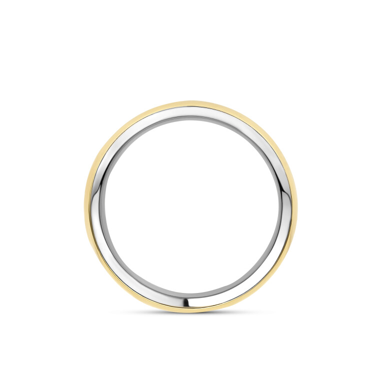 geel/wit goud trouwring Classic Love Collection - 32035 - #4 geel/wit goud trouwring Classic Love Collection - 32035 - #4