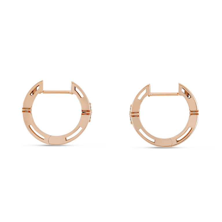 Roberto Coin Love in Verona oorringen roodgoud met diamant - ADR888EA2013 - #3 Roberto Coin Love in Verona oorringen roodgoud met diamant - ADR888EA2013 - #3