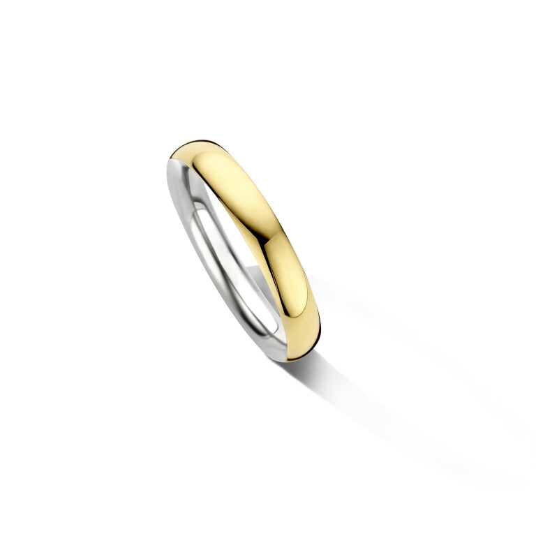 geel/wit goud trouwring Classic Love Collection - 32035 - #6 geel/wit goud trouwring Classic Love Collection - 32035 - #6