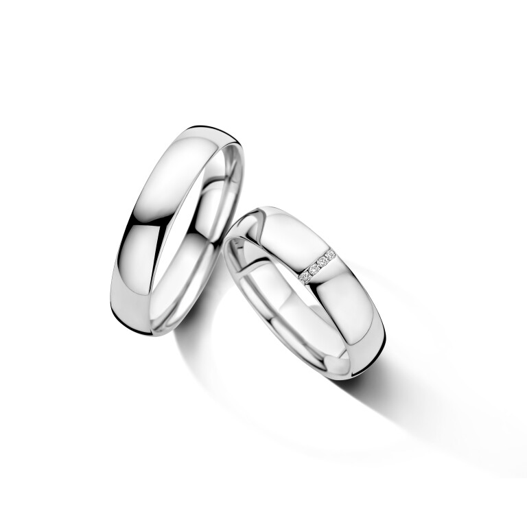 palladium trouwring Classic Love Collection - 34045 CB-FI6P-1A3W - #5 palladium trouwring Classic Love Collection - 34045 CB-FI6P-1A3W - #5