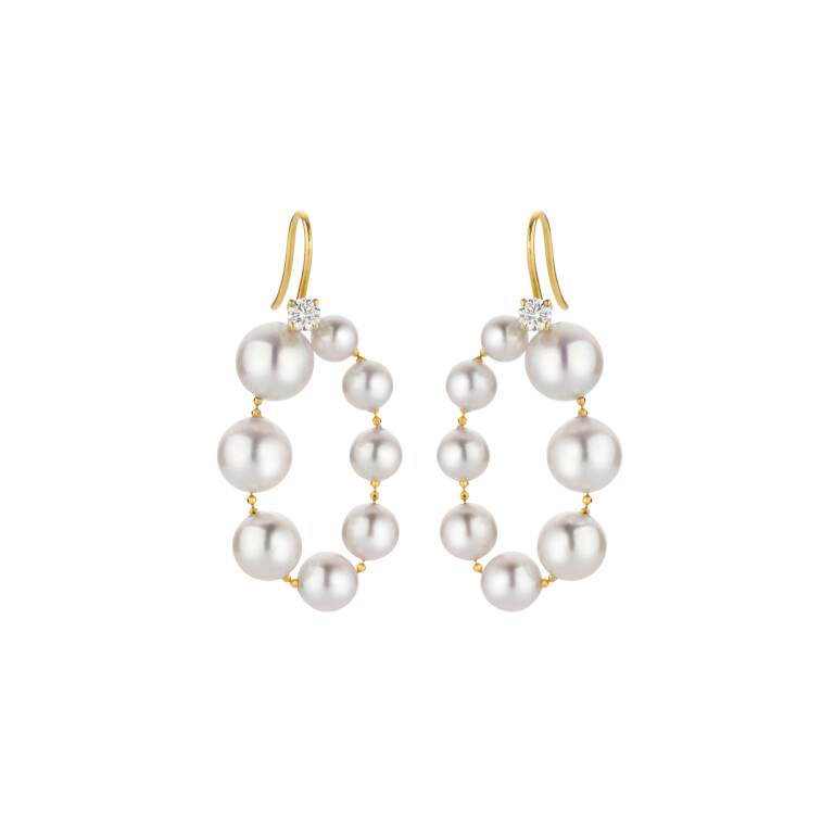 Yana Nesper Urban Nights Oorsieraden geelgoud met diamant - AT28 - #2 Yana Nesper Urban Nights Oorsieraden geelgoud met diamant - AT28 - #2