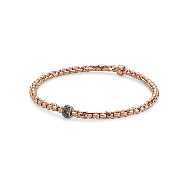 Fope Eka Tiny flexibele armband roodgoud met diamant - 73301BX_PN_R_X1X_00M - #2 Fope Eka Tiny flexibele armband roodgoud met diamant - 73301BX_PN_R_X1X_00M - #2