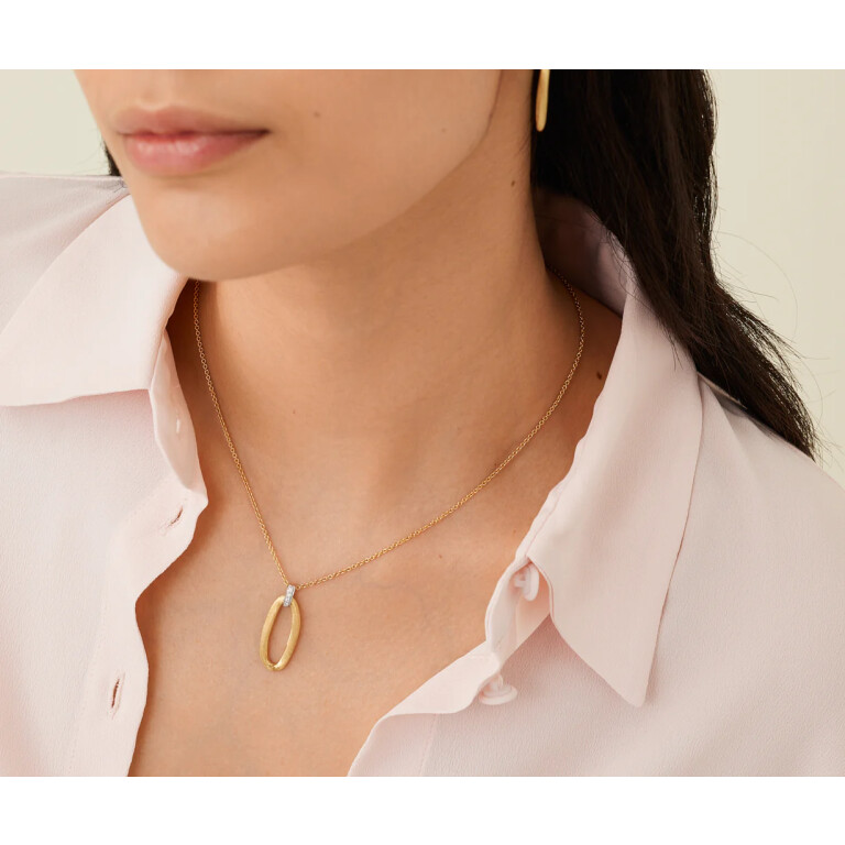 Marco Bicego Jaipur Colliers geelgoud met diamant - CB2705-B - #3 Marco Bicego Jaipur Colliers geelgoud met diamant - CB2705-B - #3