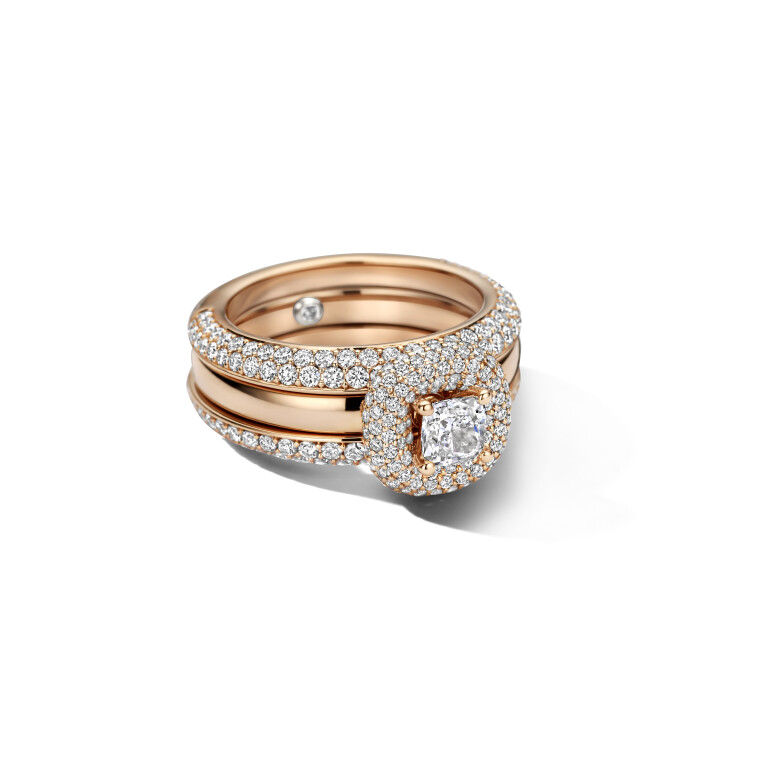 roodgoud ring met diamant SC Highlights Diamonds - #6 roodgoud ring met diamant SC Highlights Diamonds - #6