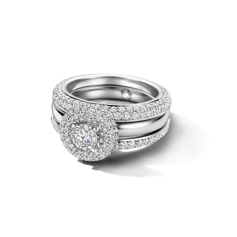 witgoud ring met diamant Schaap en Citroen Diamonds - #7 witgoud ring met diamant Schaap en Citroen Diamonds - #7