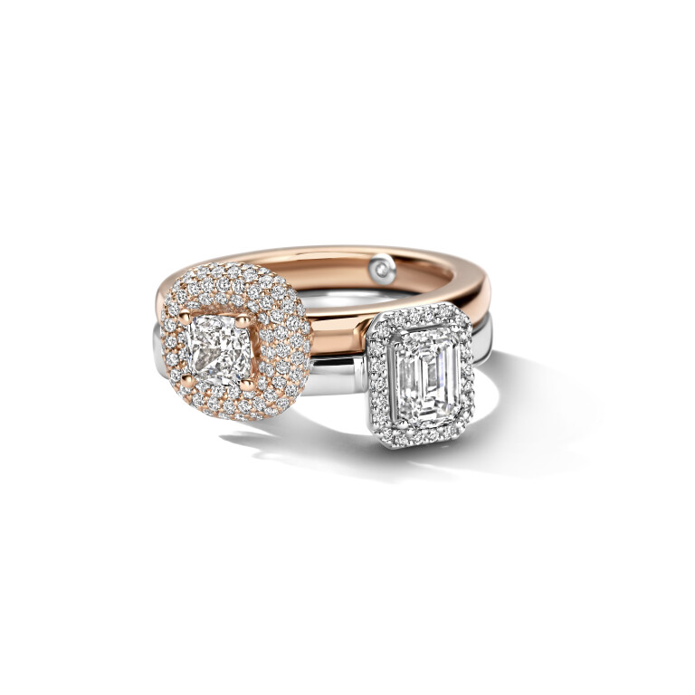 witgoud ring met diamant Schaap en Citroen Diamonds - #7 witgoud ring met diamant Schaap en Citroen Diamonds - #7