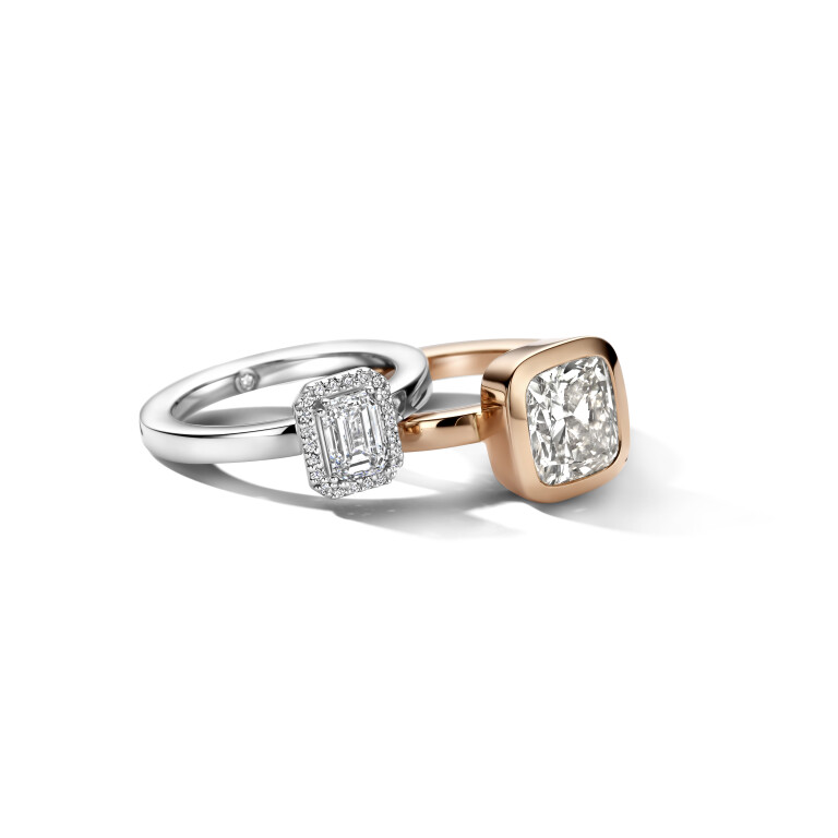 witgoud ring met diamant Schaap en Citroen Diamonds - #6 witgoud ring met diamant Schaap en Citroen Diamonds - #6