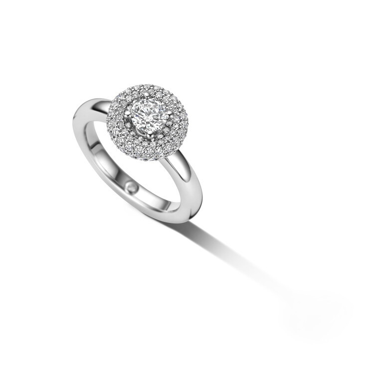 witgoud ring met diamant Schaap en Citroen Diamonds - #2 witgoud ring met diamant Schaap en Citroen Diamonds - #2