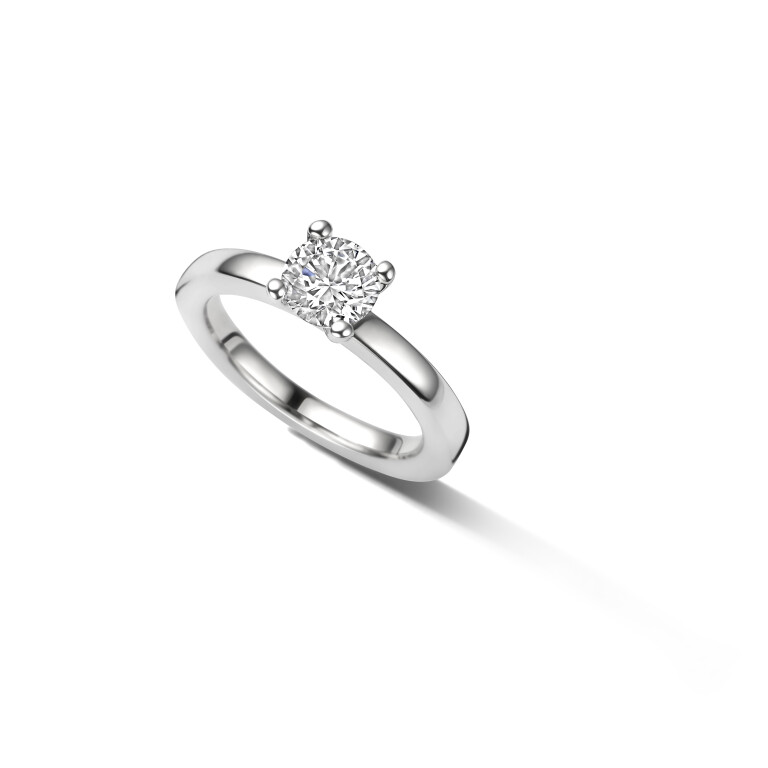 witgoud ring met diamant Schaap en Citroen Diamonds - #1 witgoud ring met diamant Schaap en Citroen Diamonds - #1