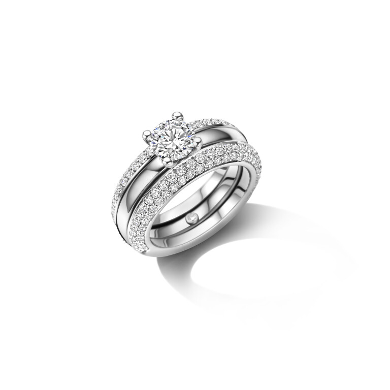 witgoud ring met diamant Schaap en Citroen Diamonds - #2 witgoud ring met diamant Schaap en Citroen Diamonds - #2