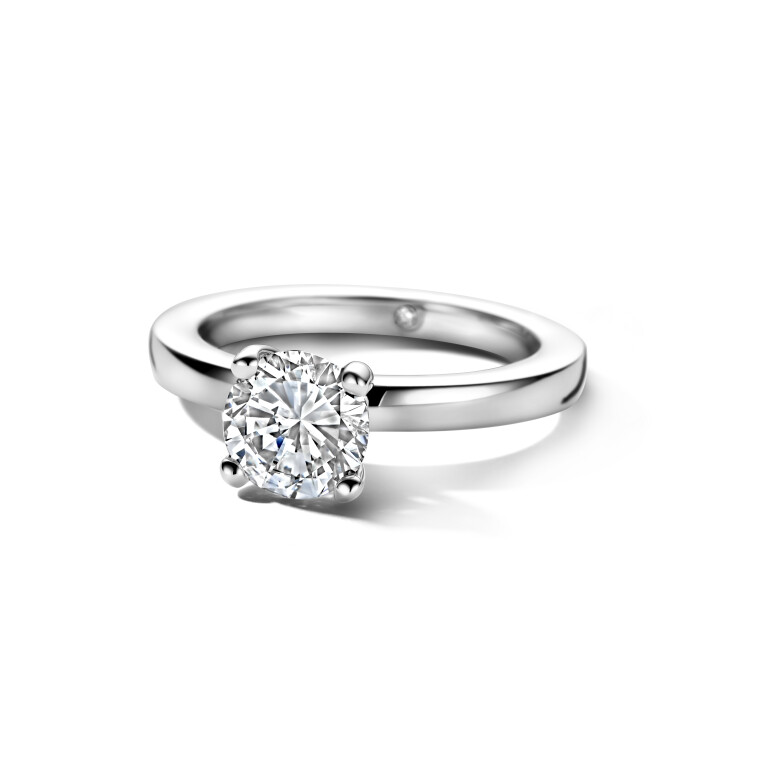 witgoud ring met diamant Schaap en Citroen Diamonds - #1 witgoud ring met diamant Schaap en Citroen Diamonds - #1