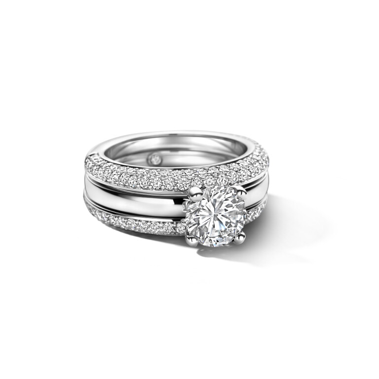 witgoud ring met diamant Schaap en Citroen Diamonds - #3 witgoud ring met diamant Schaap en Citroen Diamonds - #3