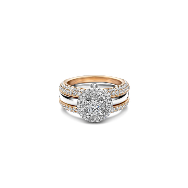 witgoud ring met diamant Schaap en Citroen Diamonds - #11 witgoud ring met diamant Schaap en Citroen Diamonds - #11