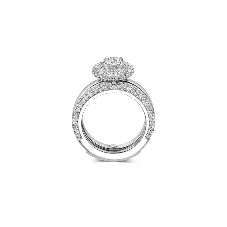 witgoud ring met diamant Schaap en Citroen Diamonds - #16 witgoud ring met diamant Schaap en Citroen Diamonds - #16