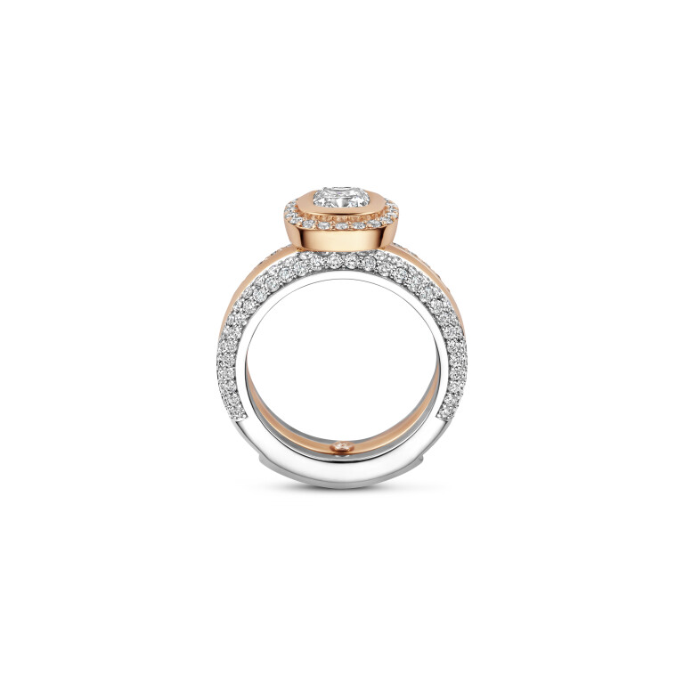 roodgoud ring met diamant Schaap en Citroen Diamonds - #14 roodgoud ring met diamant Schaap en Citroen Diamonds - #14