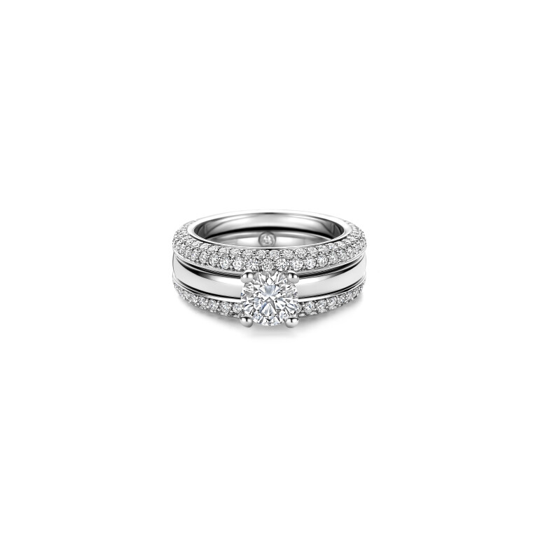 witgoud ring met diamant Schaap en Citroen Diamonds - #7 witgoud ring met diamant Schaap en Citroen Diamonds - #7