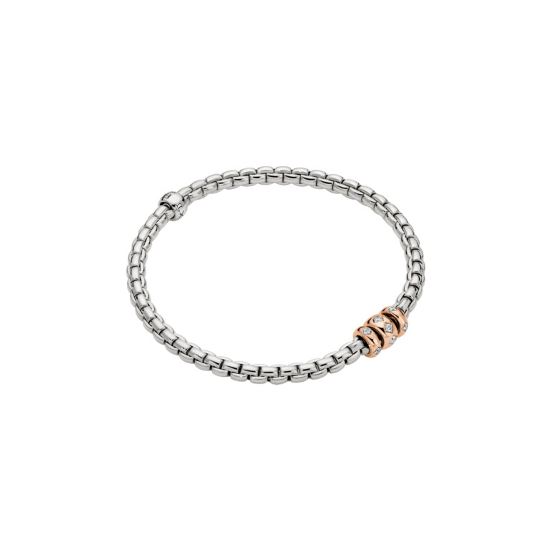 Fope Eka Armbanden rosé/wit goud met diamant - 73101B3_PB_B_RRR_00S - #2 Fope Eka Armbanden rosé/wit goud met diamant - 73101B3_PB_B_RRR_00S - #2