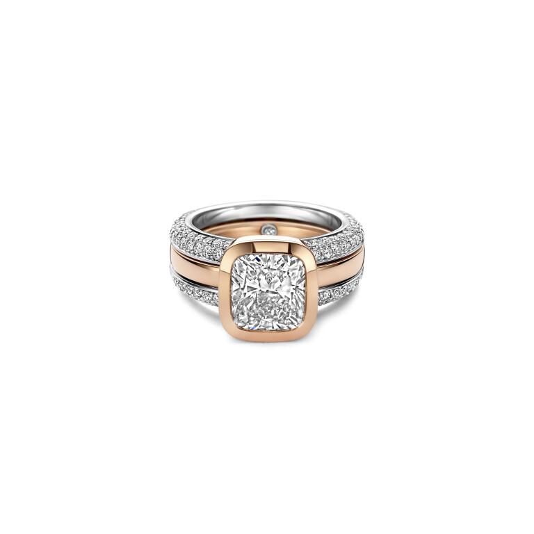 witgoud ring met diamant Schaap en Citroen Diamonds - #17 witgoud ring met diamant Schaap en Citroen Diamonds - #17