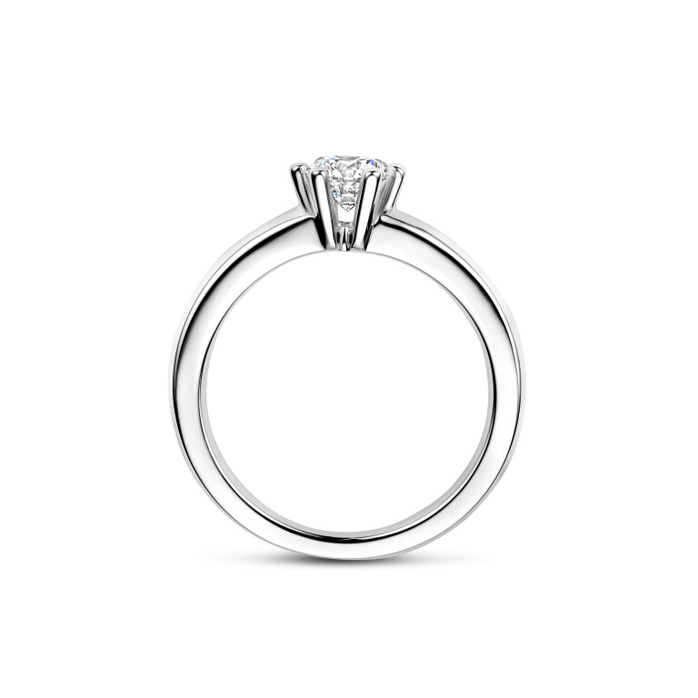 witgoud solitair ring met diamant Schaap en Citroen Diamonds - #3 witgoud solitair ring met diamant Schaap en Citroen Diamonds - #3
