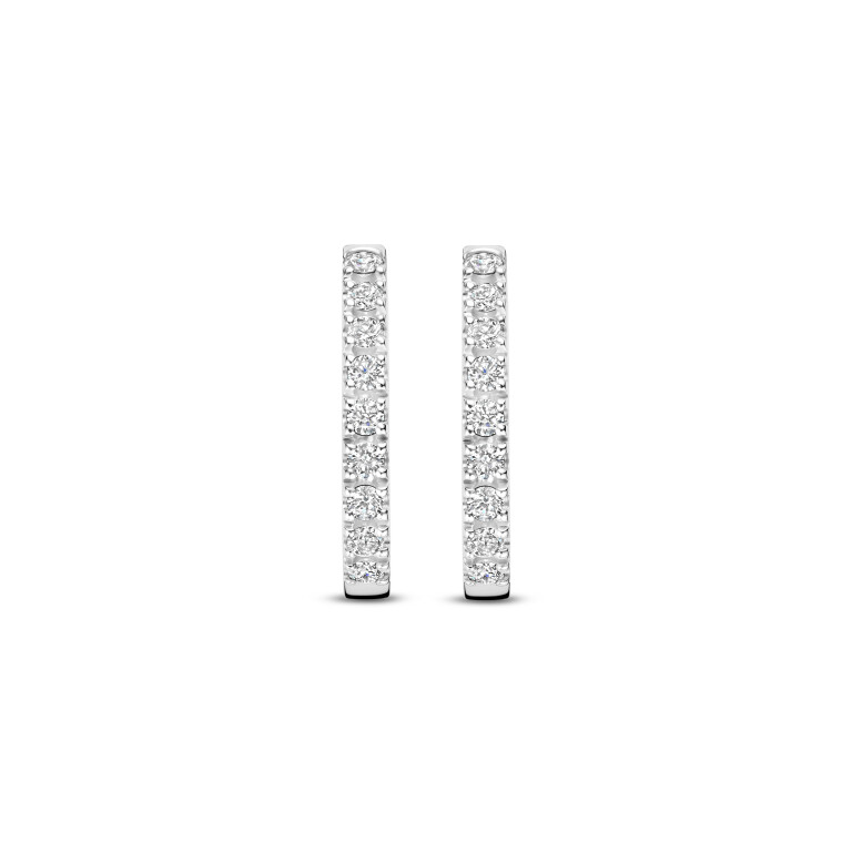 witgoud pave oorringen met diamant Schaap en Citroen Diamonds - #3 witgoud pave oorringen met diamant Schaap en Citroen Diamonds - #3