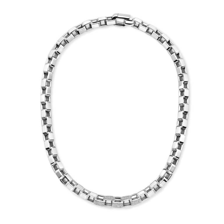 witgoud collier met diamant Schaap en Citroen Diamonds - #3 witgoud collier met diamant Schaap en Citroen Diamonds - #3