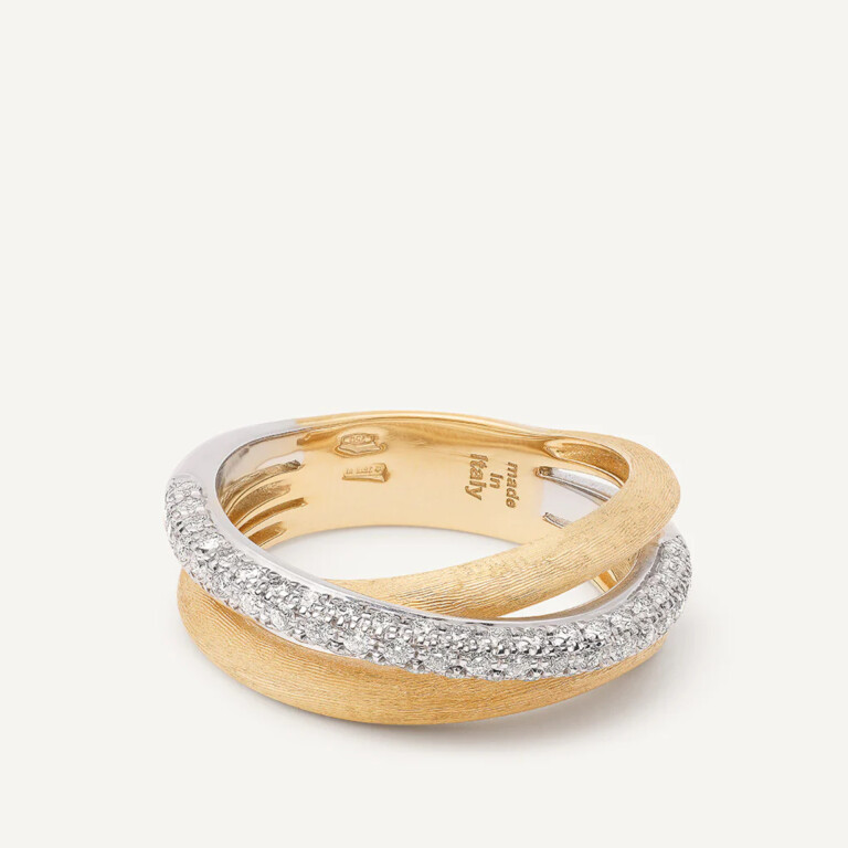 Marco Bicego Jaipur ring geelgoud met diamant - AB646-B - #2 Marco Bicego Jaipur ring geelgoud met diamant - AB646-B - #2