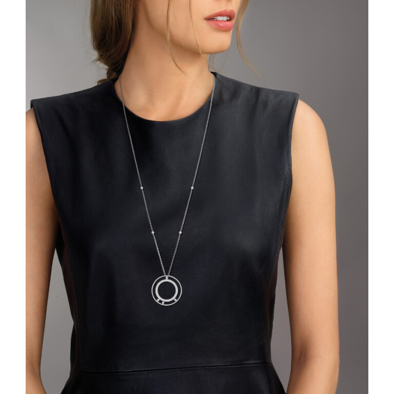 Messika Move Romane collier met hanger witgoud met diamant - 11317-WG - #2 Messika Move Romane collier met hanger witgoud met diamant - 11317-WG - #2