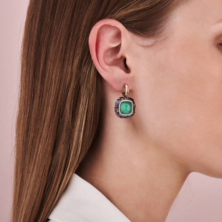 Tirisi Jewelry Doha oorhangers roodgoud met diamant - TE9294EMP - #2 Tirisi Jewelry Doha oorhangers roodgoud met diamant - TE9294EMP - #2