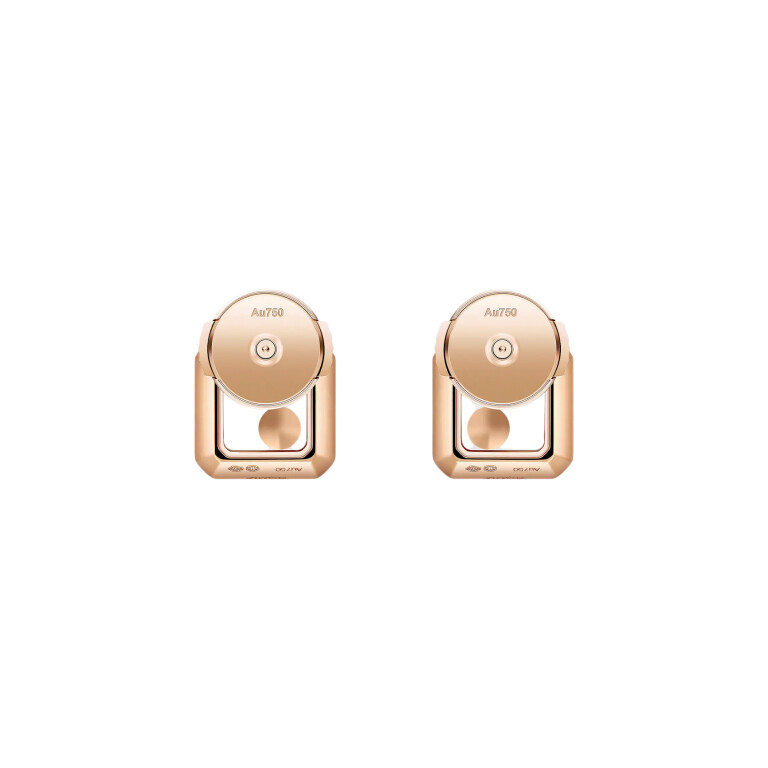 Chopard Happy Diamonds Icons Round oorknoppen roodgoud met diamant - 83A114-5001 - #4 Chopard Happy Diamonds Icons Round oorknoppen roodgoud met diamant - 83A114-5001 - #4