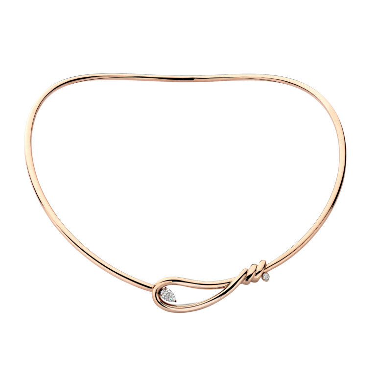 geelgoud spang collier met diamant Schaap en Citroen Diamonds - #1 geelgoud spang collier met diamant Schaap en Citroen Diamonds - #1
