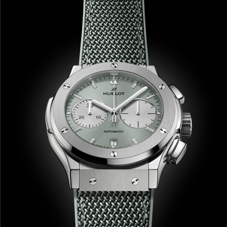 Hublot Classic Fusion Chronograph Titanium Sage Green 45mm - 521.NX.891G.NR - #3 Hublot Classic Fusion Chronograph Titanium Sage Green 45mm - 521.NX.891G.NR - #3