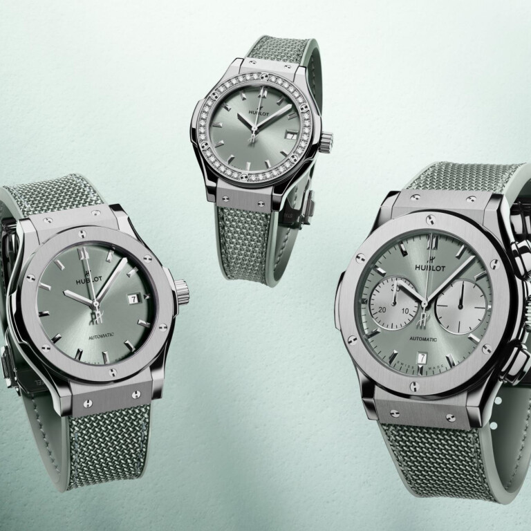 Hublot Classic Fusion Titanium Sage Green Diamonds 33mm - 581.NX.891G.NR.1104 - #4 Hublot Classic Fusion Titanium Sage Green Diamonds 33mm - 581.NX.891G.NR.1104 - #4