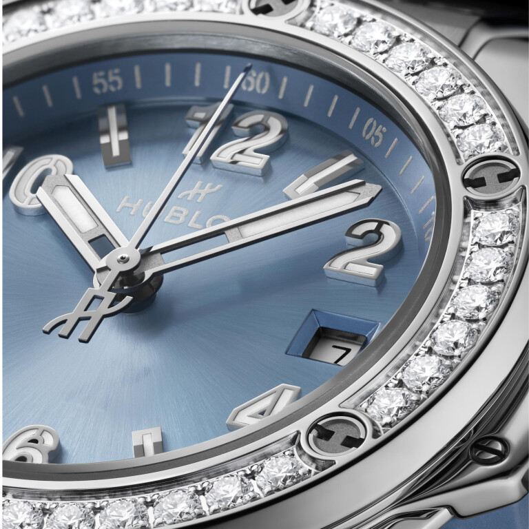 Hublot Big Bang One Click Steel Coal Blue Diamonds 33mm - 485.SX.717B.RX.1204 - #2 Hublot Big Bang One Click Steel Coal Blue Diamonds 33mm - 485.SX.717B.RX.1204 - #2