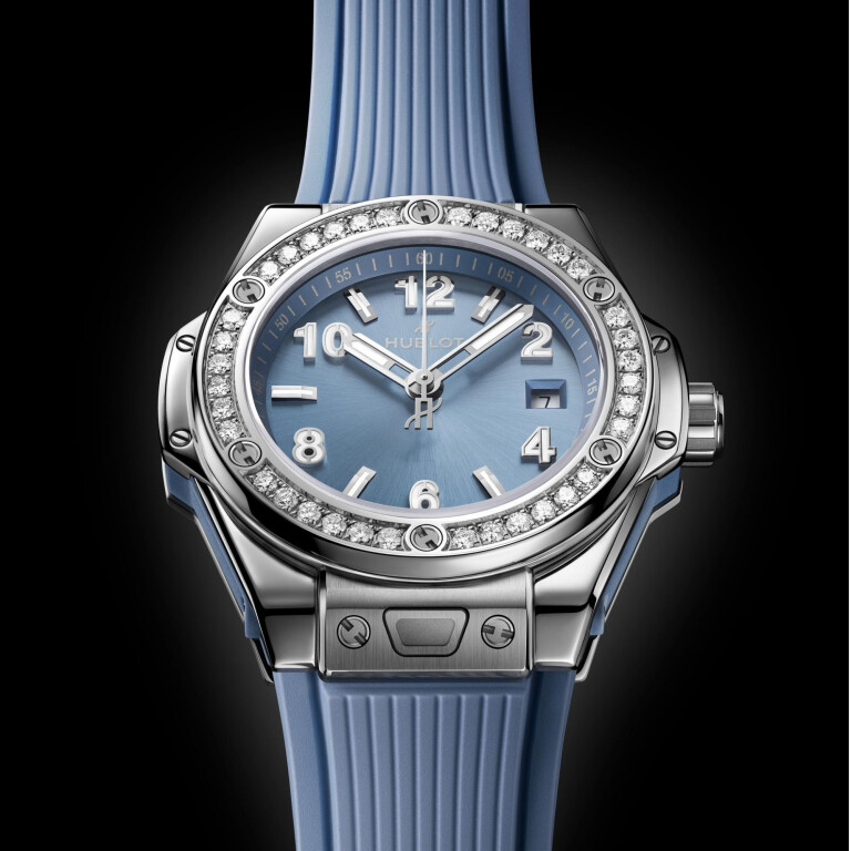 Hublot Big Bang One Click Steel Coal Blue Diamonds 33mm - 485.SX.717B.RX.1204 - #4 Hublot Big Bang One Click Steel Coal Blue Diamonds 33mm - 485.SX.717B.RX.1204 - #4