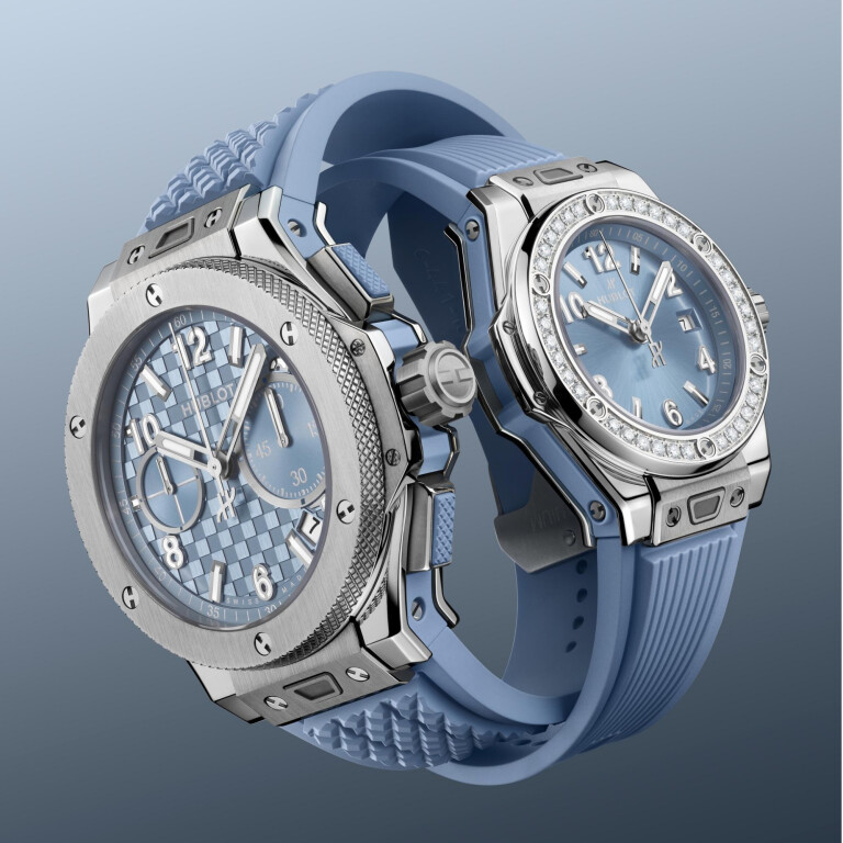 Hublot Big Bang One Click Steel Coal Blue Diamonds 33mm - 485.SX.717B.RX.1204 - #6 Hublot Big Bang One Click Steel Coal Blue Diamonds 33mm - 485.SX.717B.RX.1204 - #6