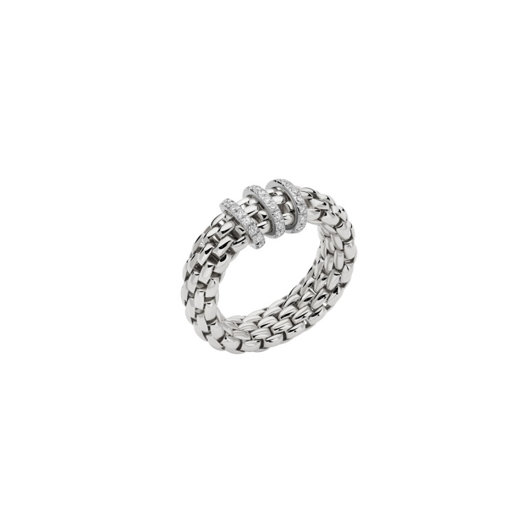 Fope Vendome Bridge flexibele ring witgoud met diamant - 59202AX_PB_B_XBX_00M - #1 Fope Vendome Bridge flexibele ring witgoud met diamant - 59202AX_PB_B_XBX_00M - #1