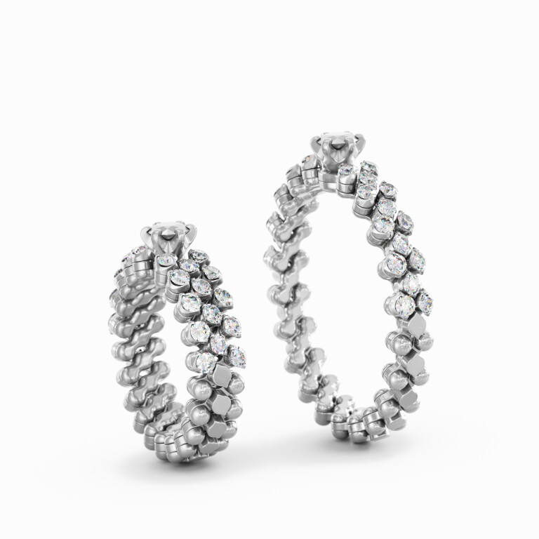 Serafino Consoli Unico flexibele ring witgoud met diamant - RMSSLWD0303H2WGWD - #2 Serafino Consoli Unico flexibele ring witgoud met diamant - RMSSLWD0303H2WGWD - #2